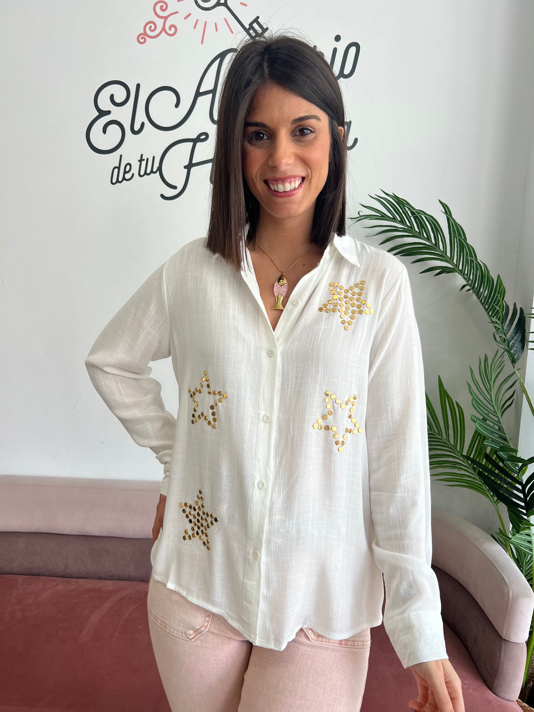 Camisa Star blanco