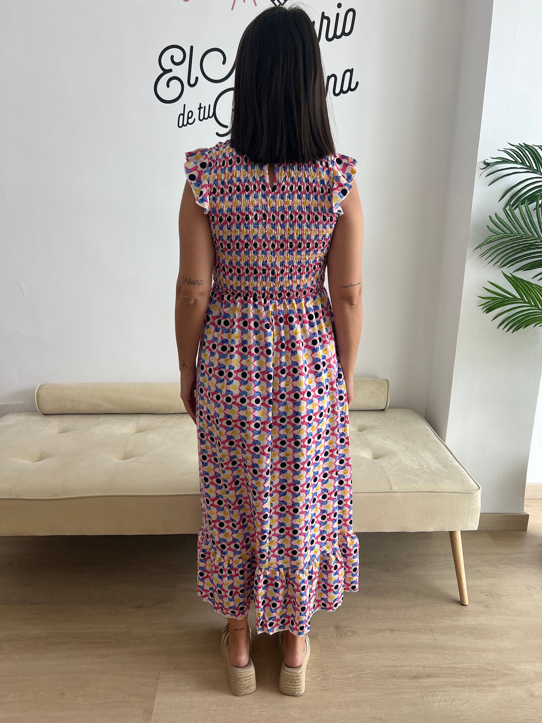 Vestido Malena fucsia