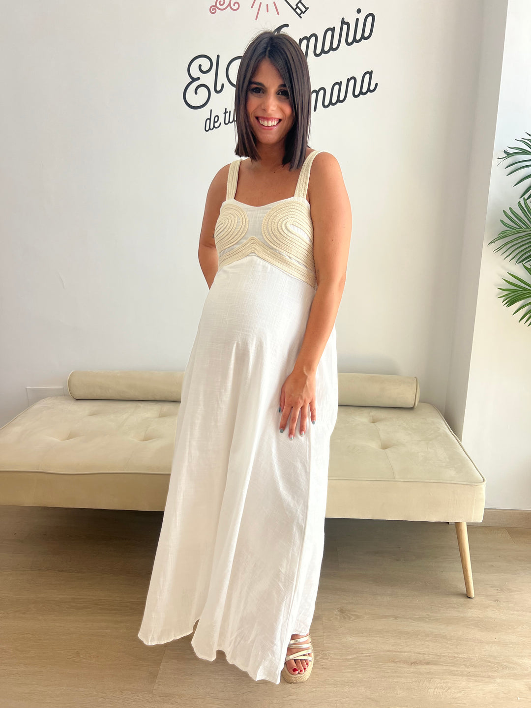 Vestido Inma blanco