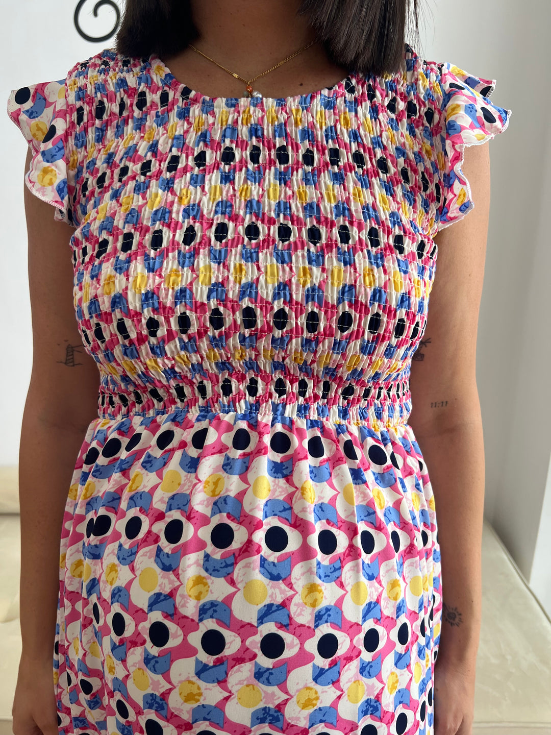 Vestido Malena fucsia