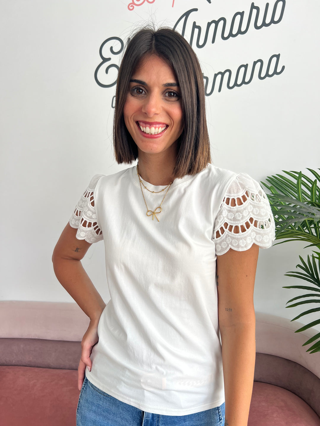 Camiseta Sara blanca