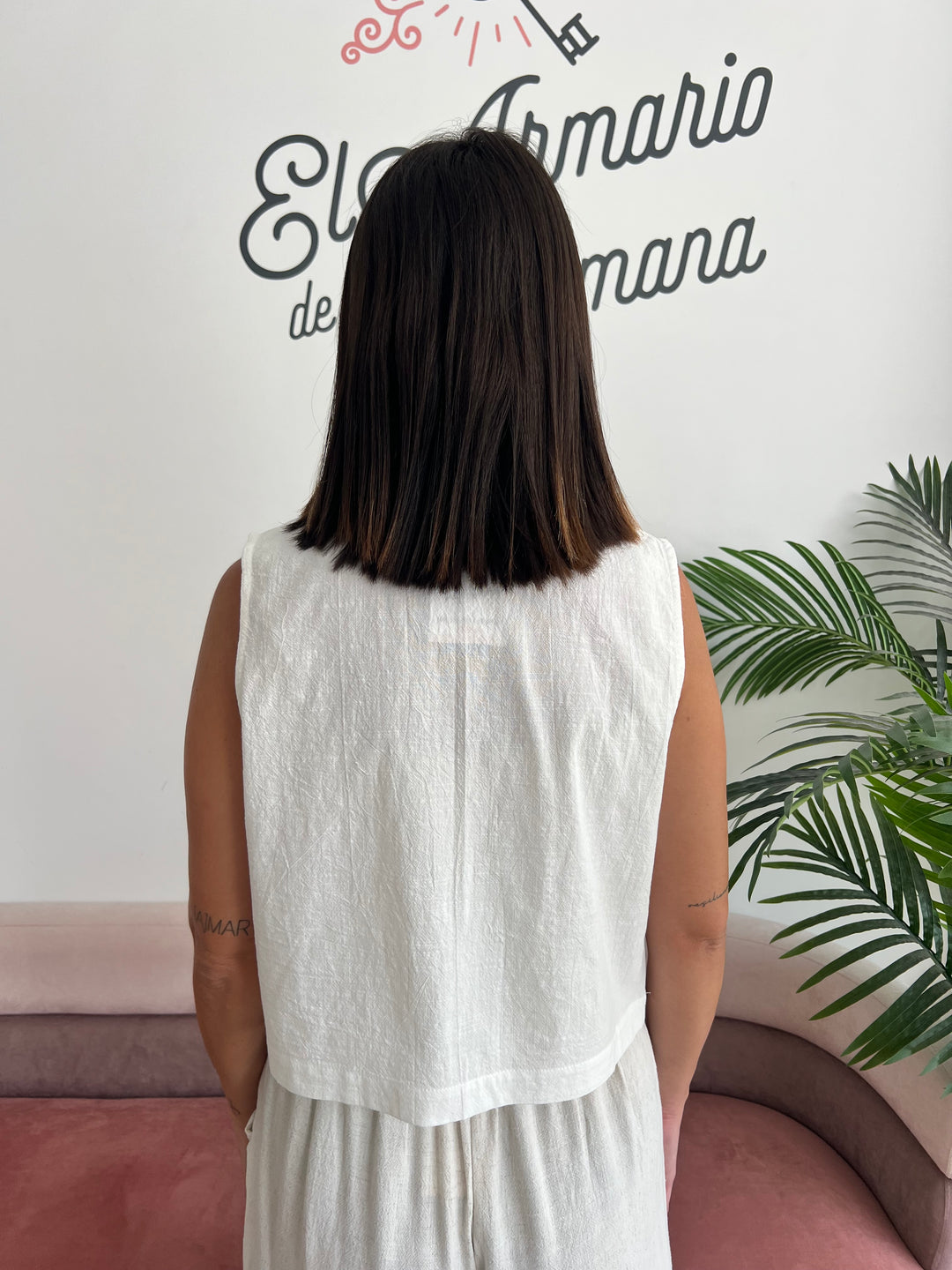 Chaleco Summer blanco