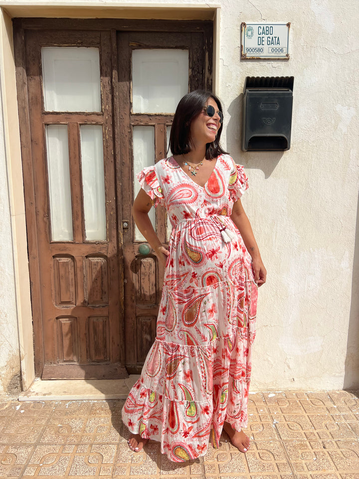 Vestido Aqua coral