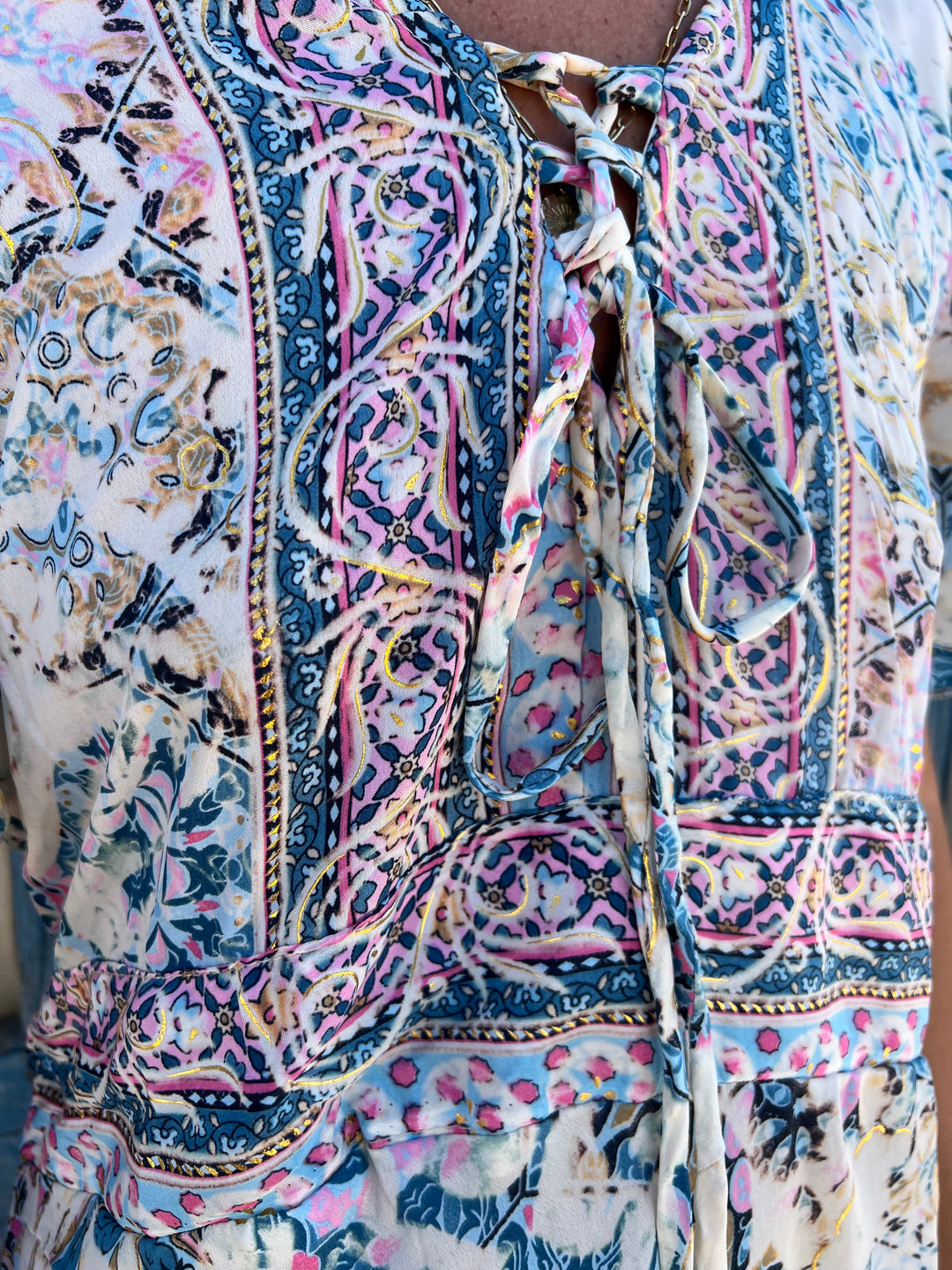 Vestido Túnez azul