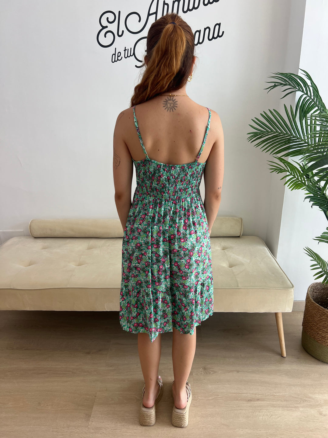 Vestido Anita verde