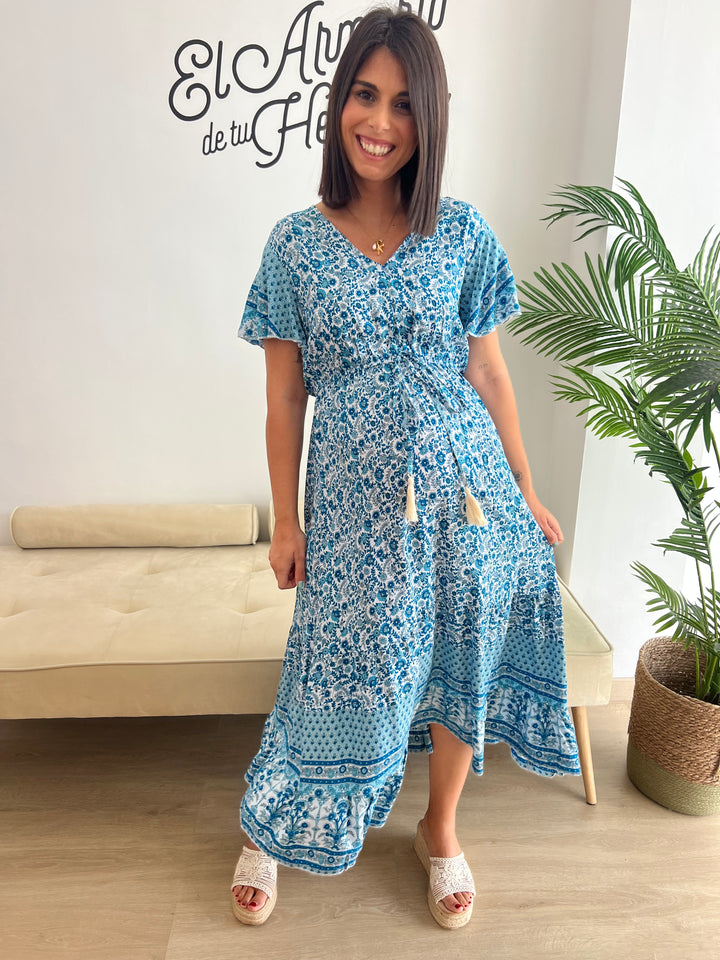 Vestido Lucrecia azul