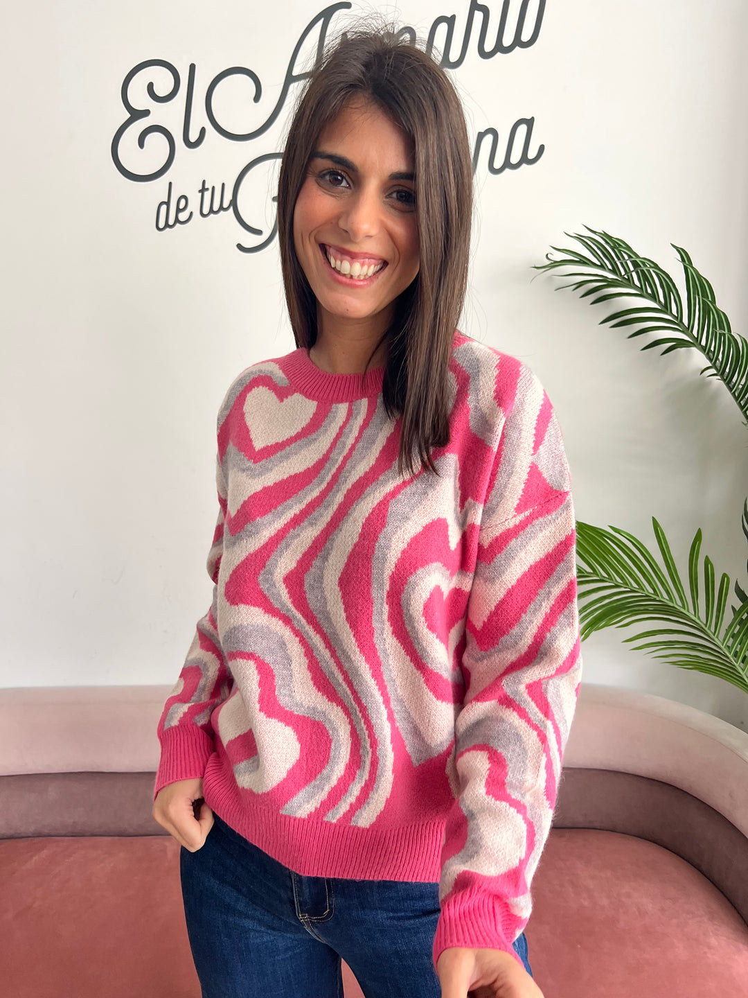 Jersey Corazones fuscia