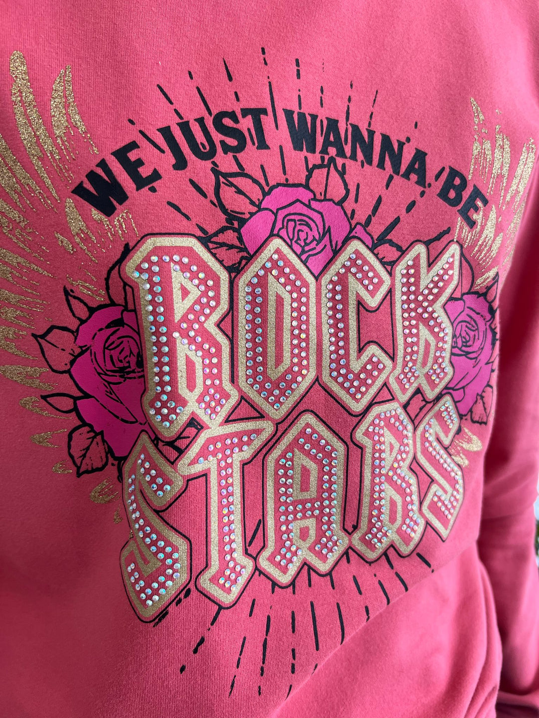 Sudadera Rock coral