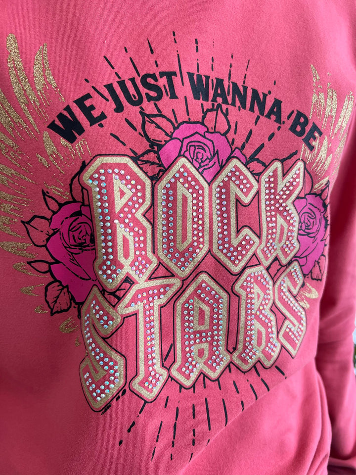 Sudadera Rock coral