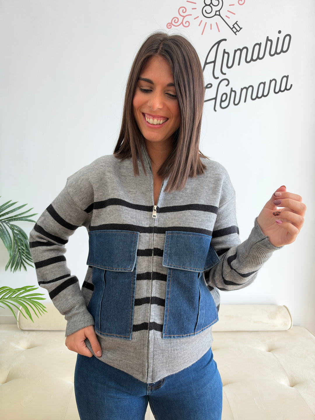 Chaqueta Nerea gris