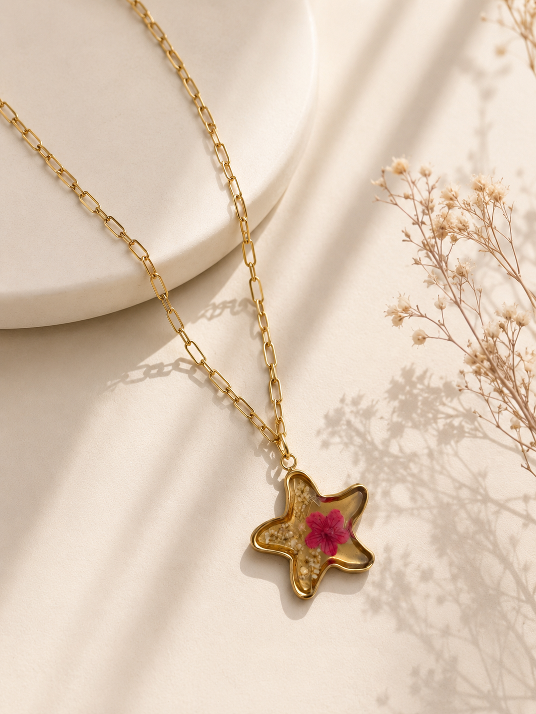 Collar Flor (acero)