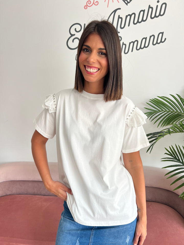 Camiseta Silvia blanco