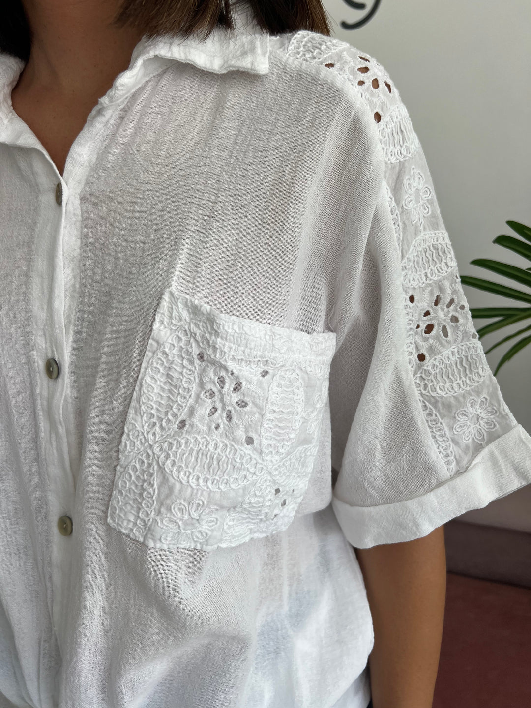 Camisa Martina blanco