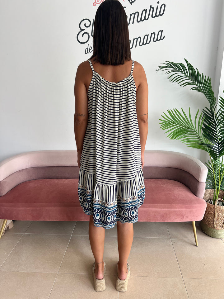 Vestido Sol azul marino