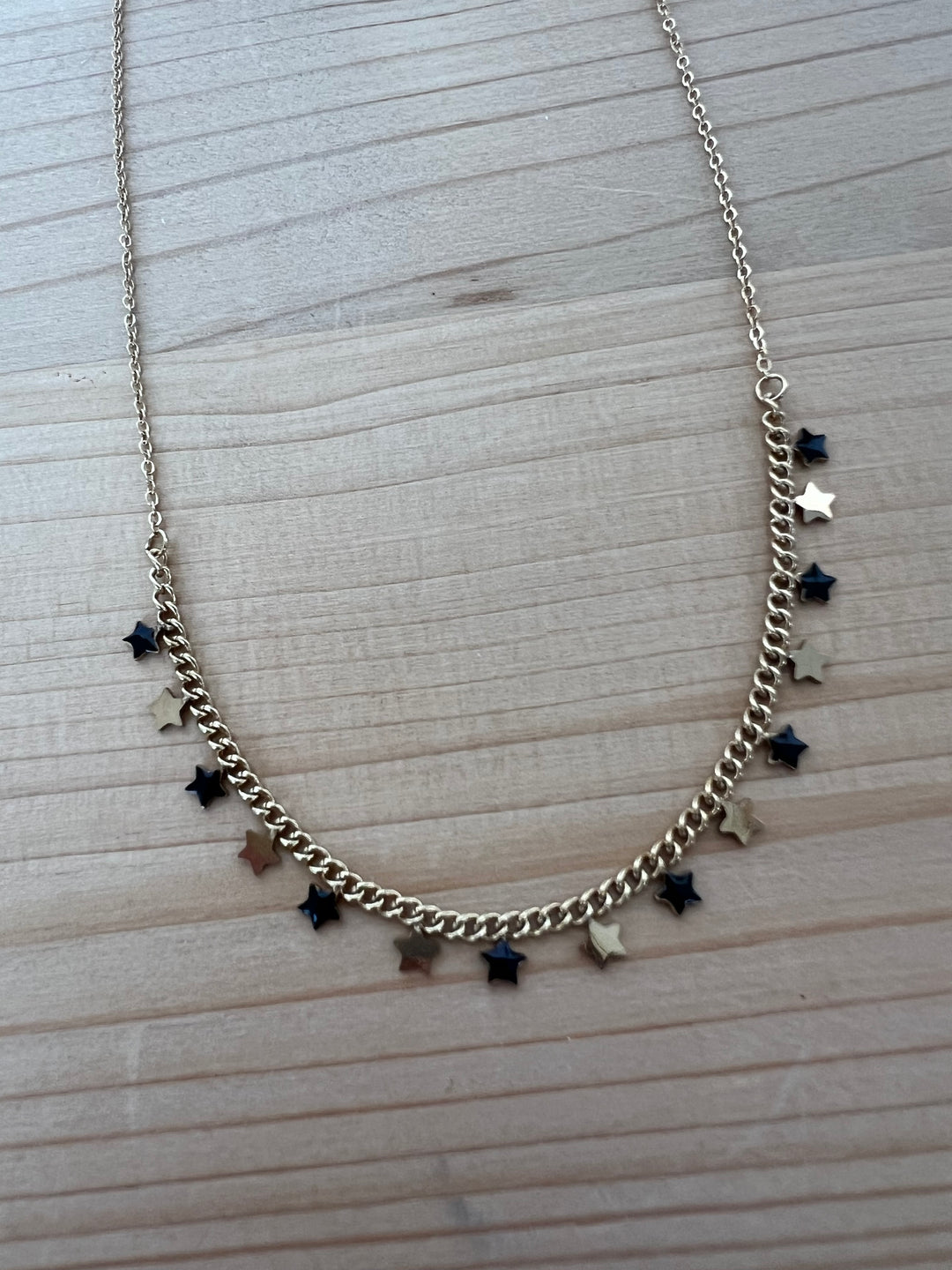 Collar multi stars negro (acero)