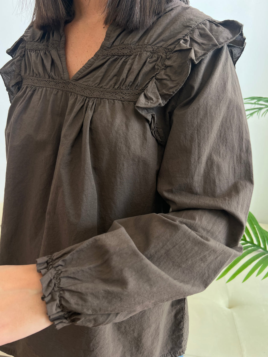 Blusa Santi marrón