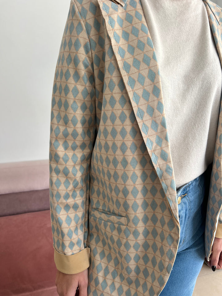 Chaqueta Estela turquesa
