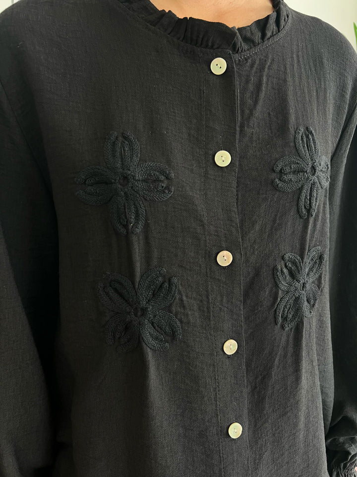 Camisa Paz negro