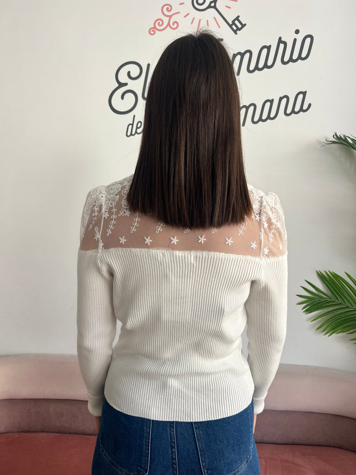 Jersey Tamara blanco