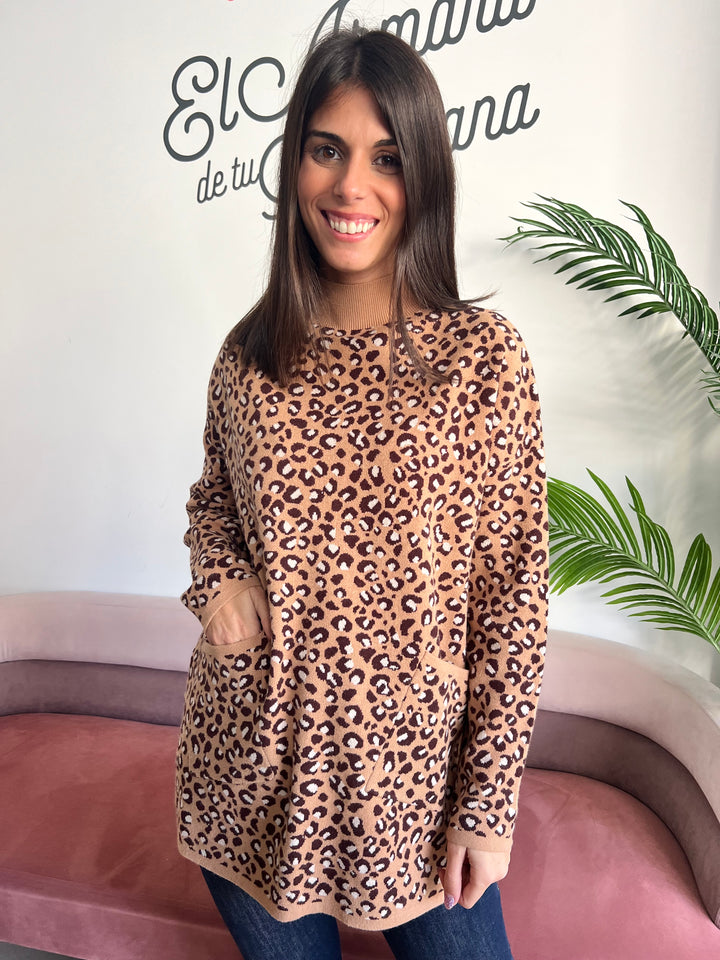 Jersey Macarena camel-beige