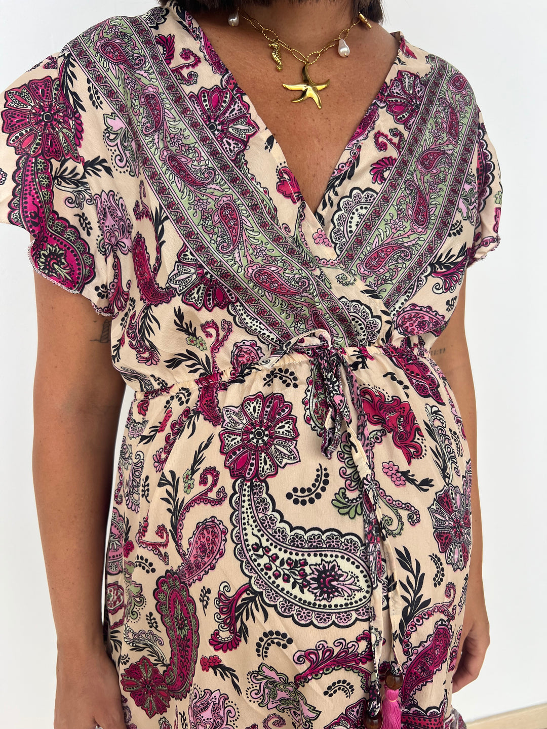 Vestido Chelo fucsia