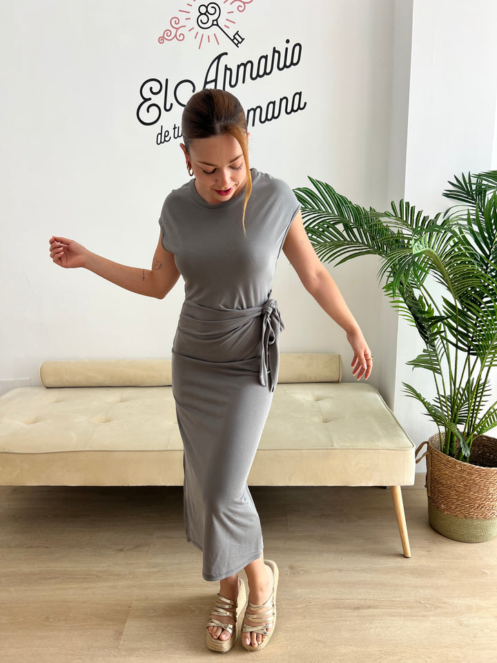 Vestido Margaret gris