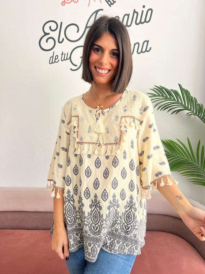 Blusa Sheila gris