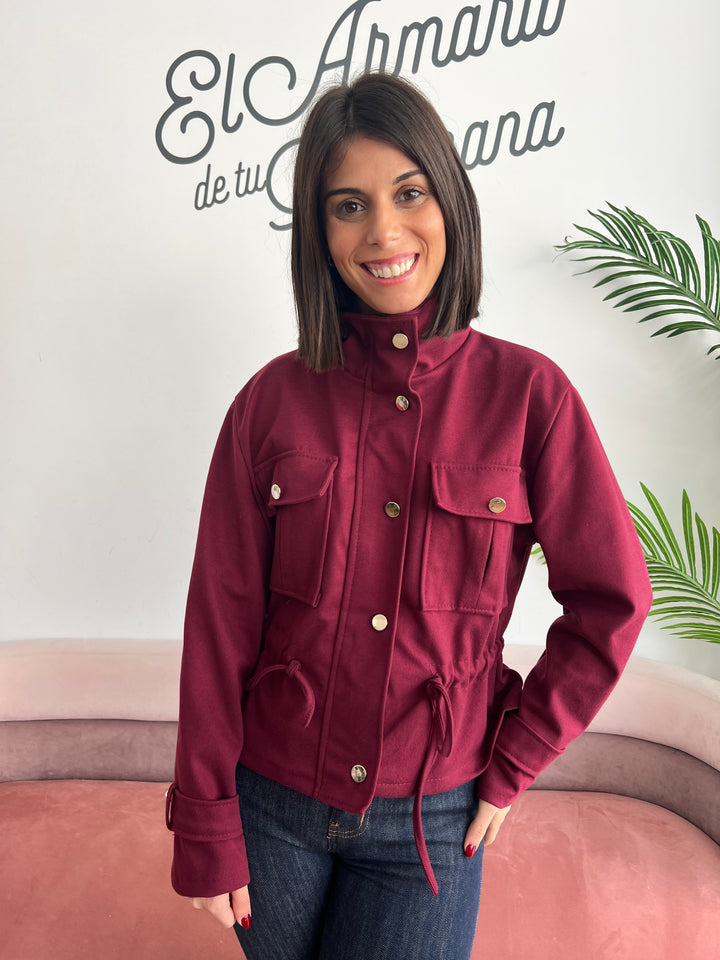 Chaqueta Evelyn burdeos