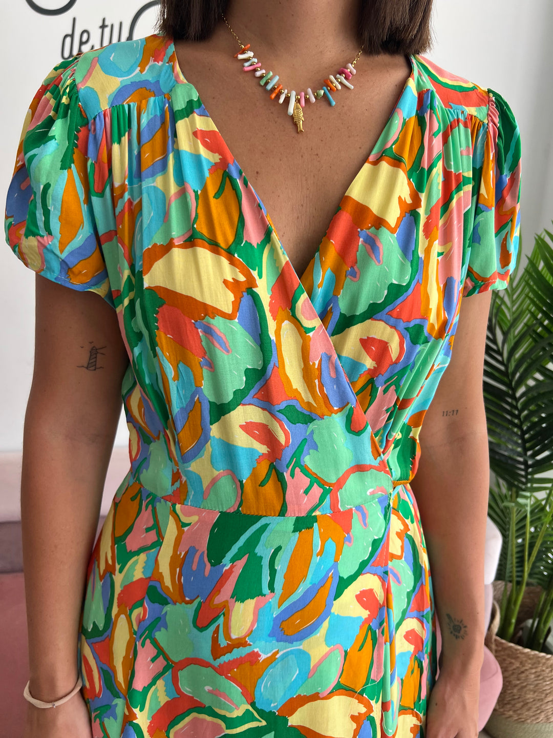 Vestido Isabel verde