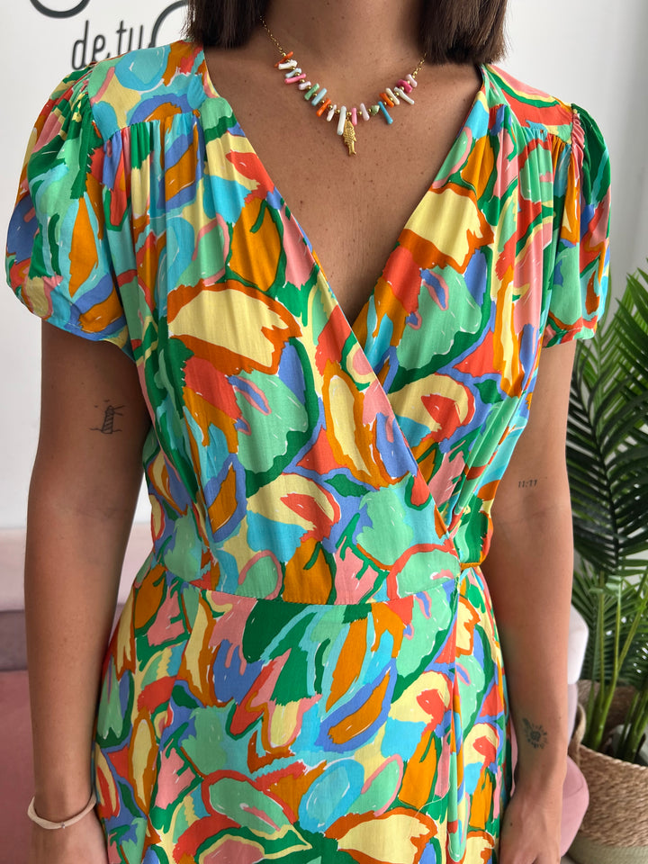 Vestido Isabel verde