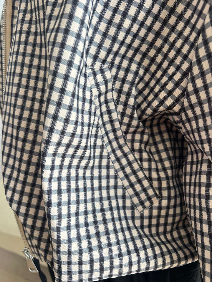 Chaqueta Vichy Bomber