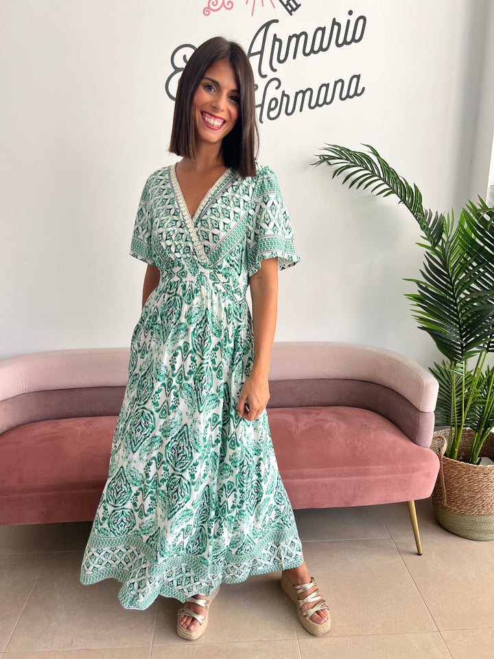 Vestido Marina verde