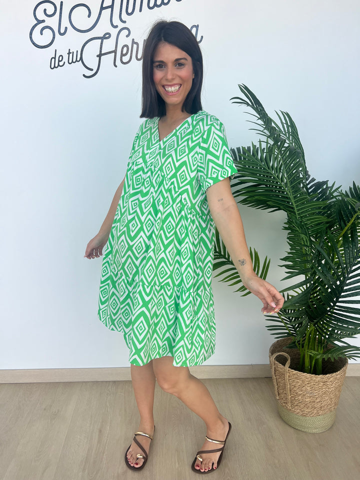 Vestido Abril verde