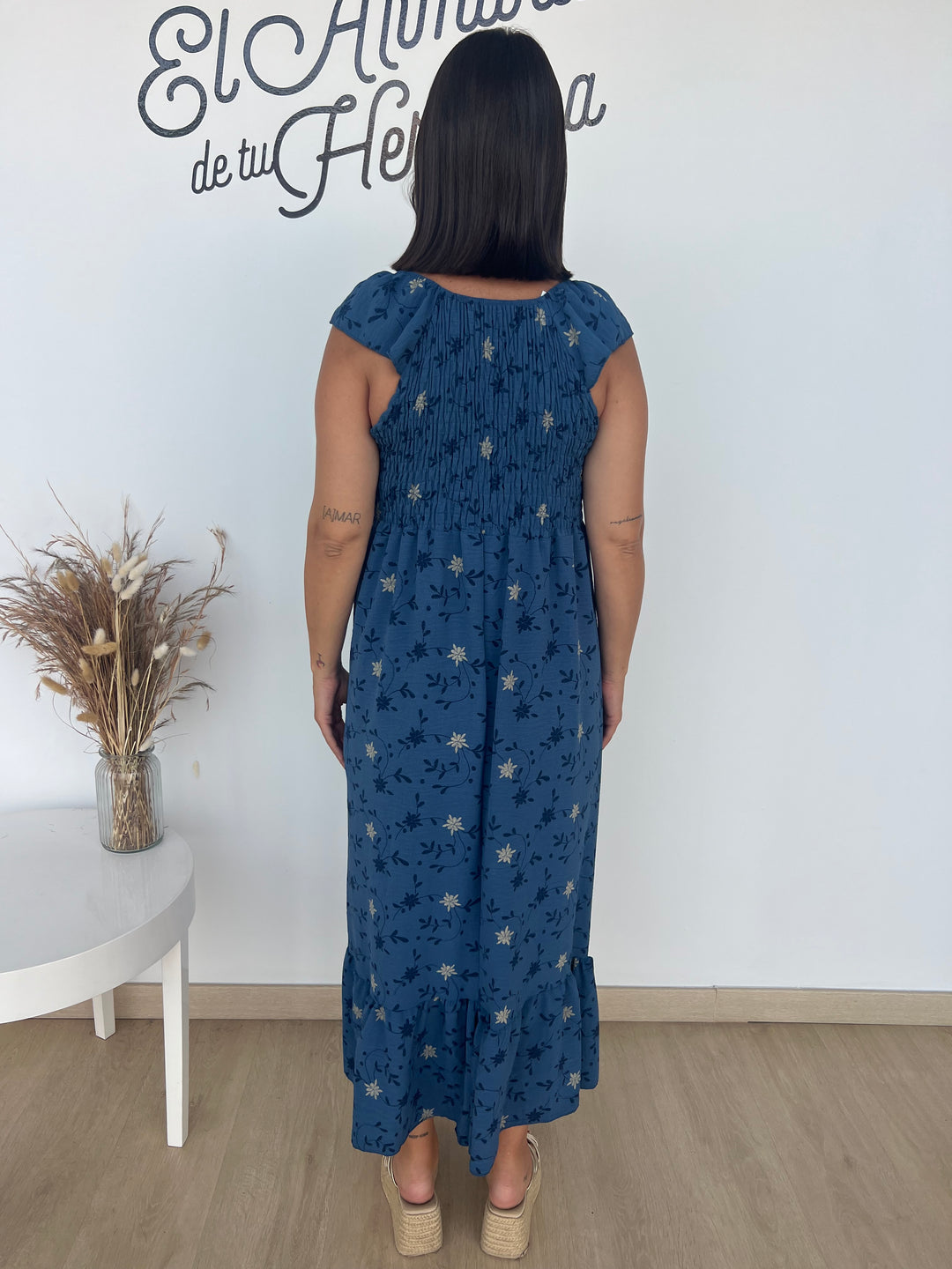 Vestido Malika azul marino