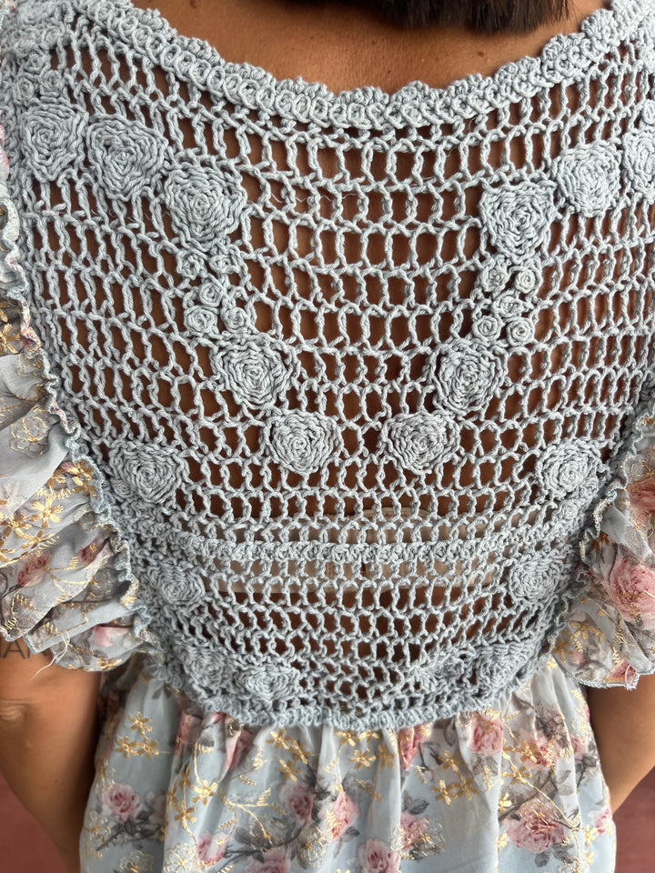 Blusa Lali celeste