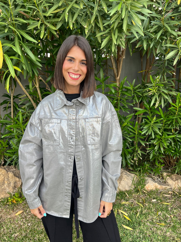 Chaqueta Arantzazu plata