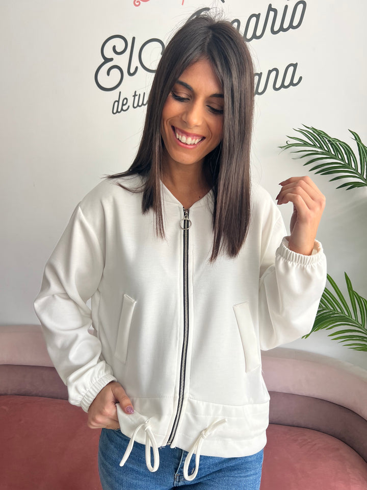 Chaqueta Bárbara blanco