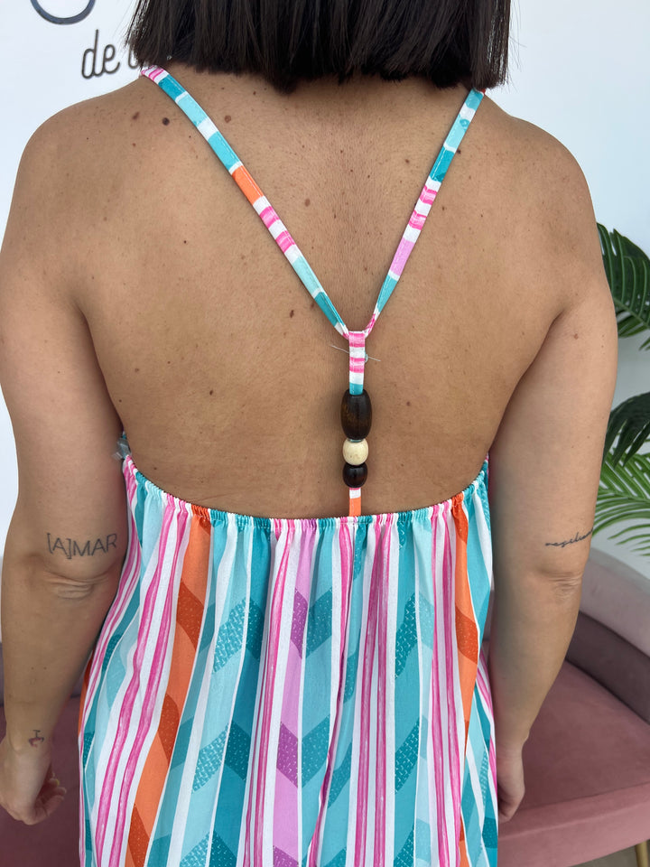 Vestido Menorca aguamarina