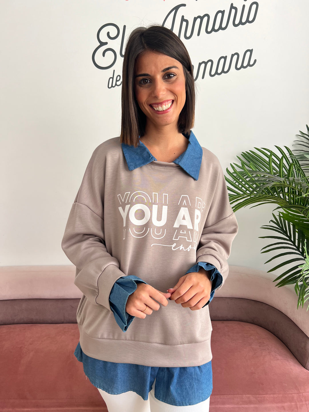 Sudadera Marta topo