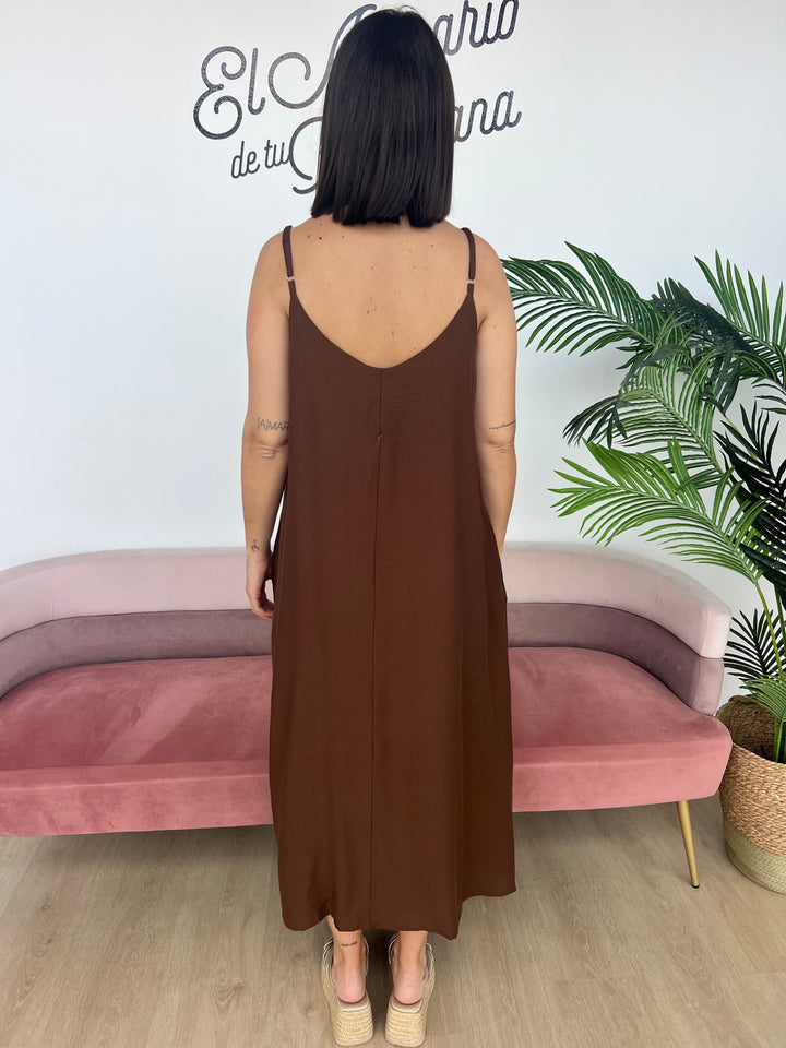Vestido Nana marrón