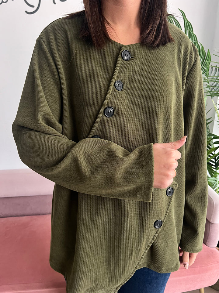 Chaqueta Mamen verde militar