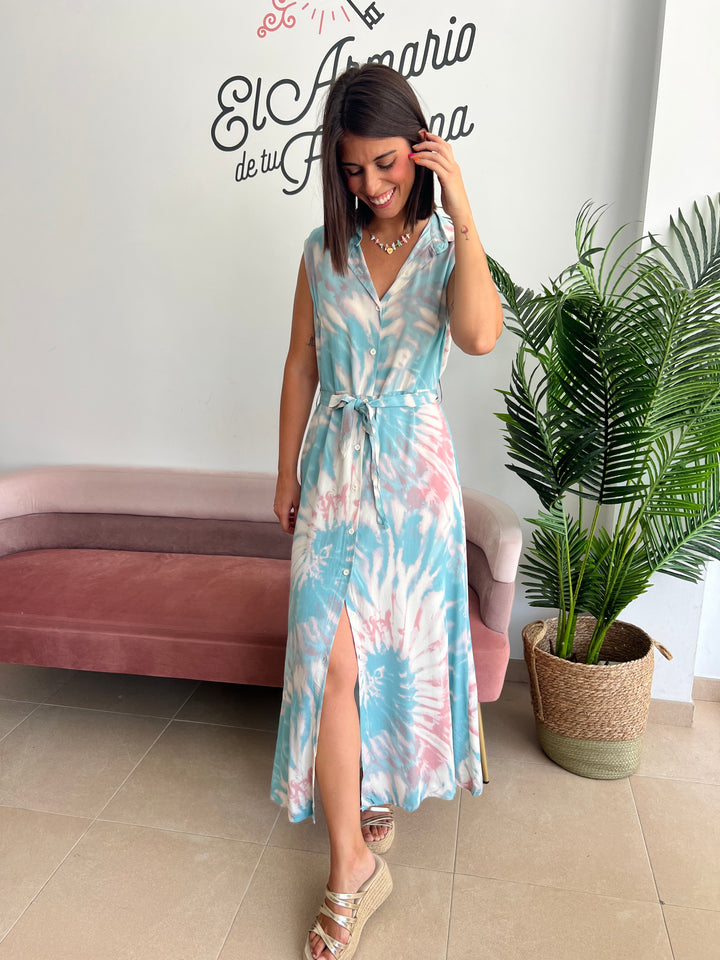 Vestido Aroa turquesa