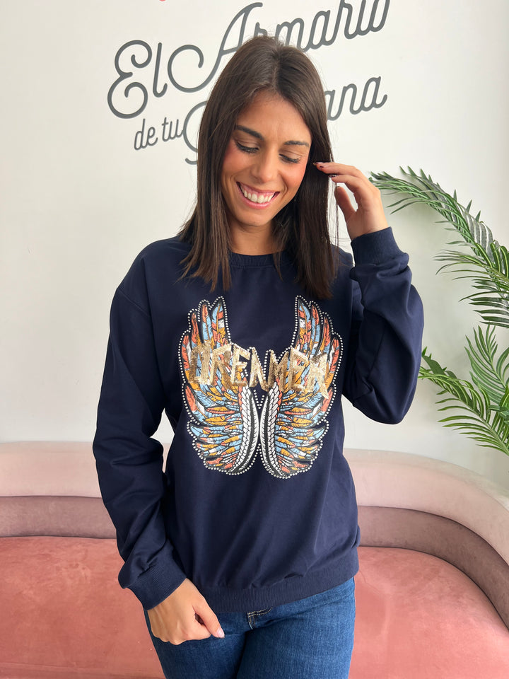 Sudadera Dreamer azul marino
