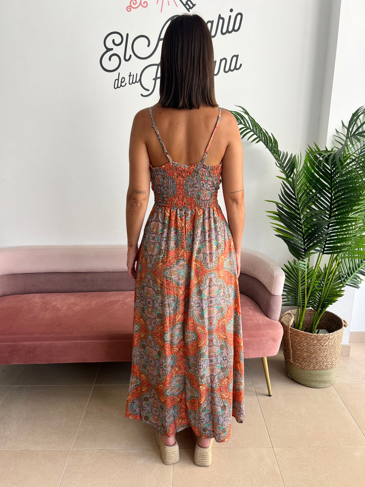 Vestido Tessa indio teja