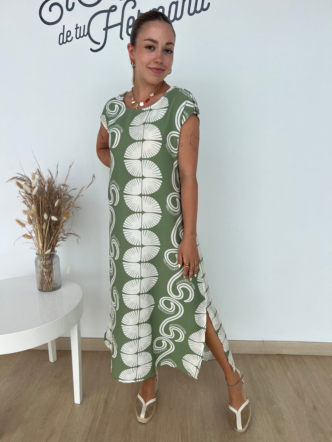 Vestido Salinas verde