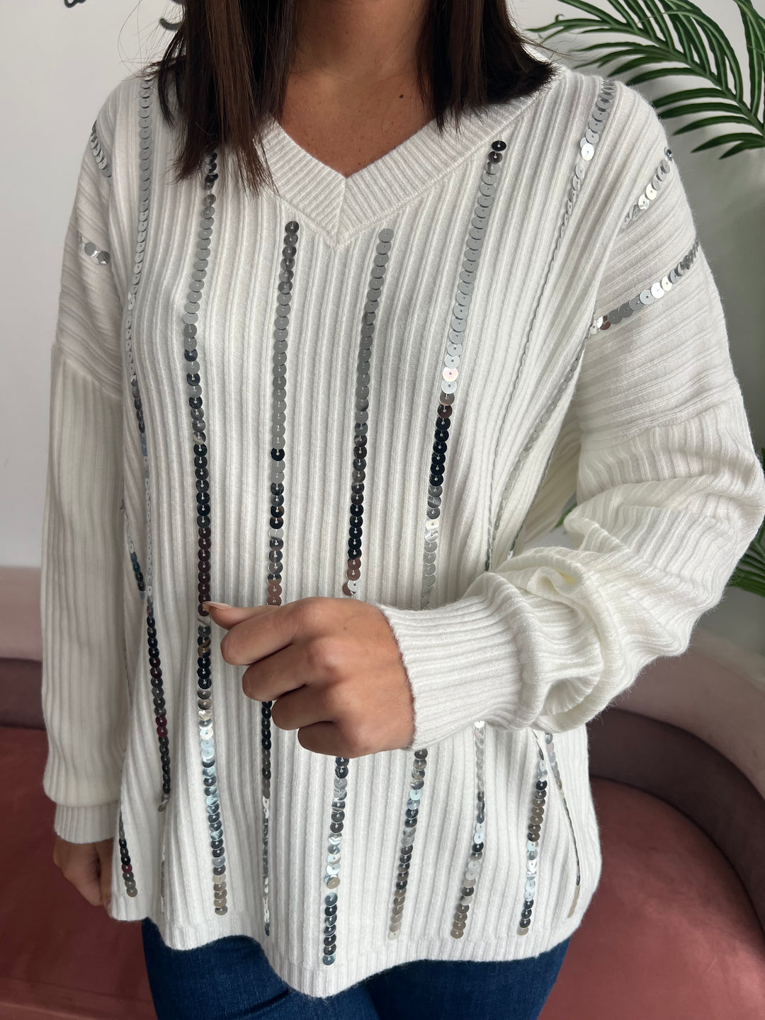 Jersey Sharon blanco