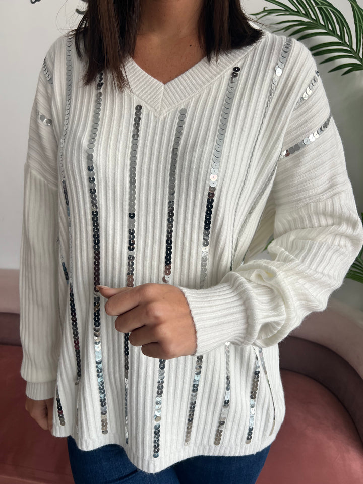 Jersey Sharon blanco