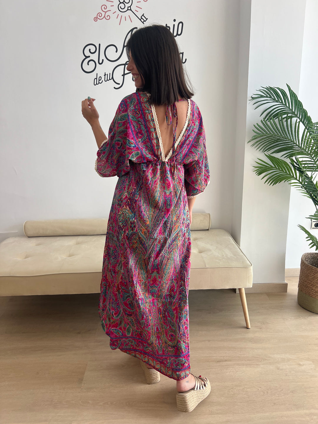 Vestido Selena fucsia