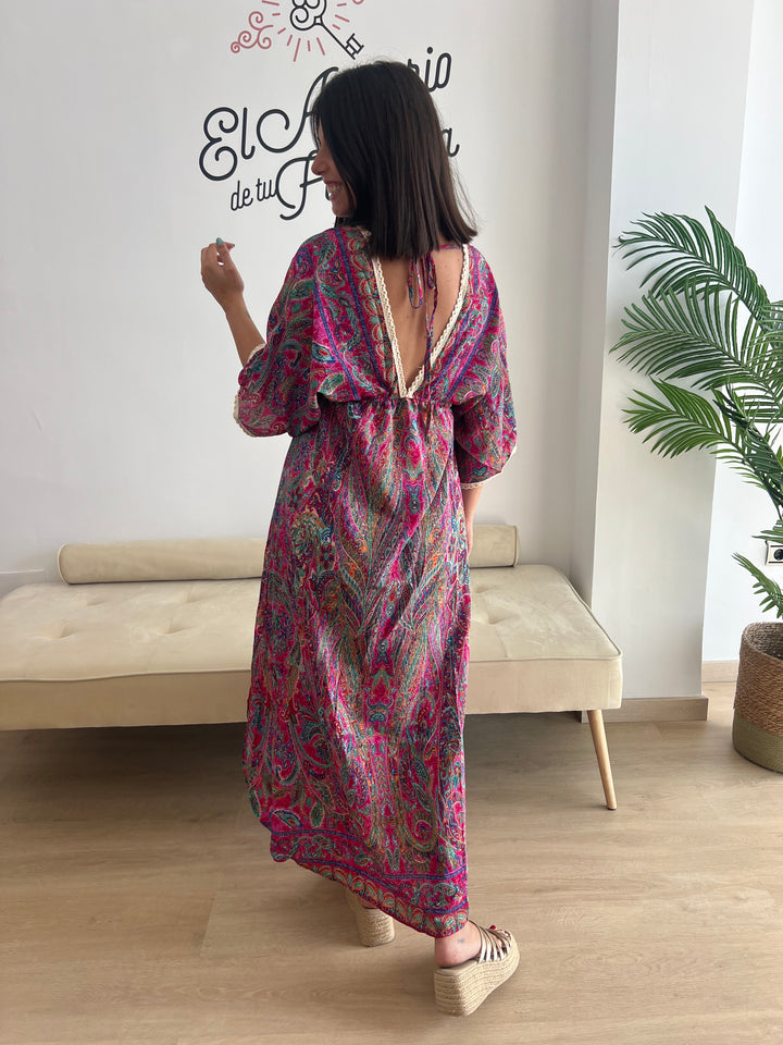 Vestido Selena fucsia
