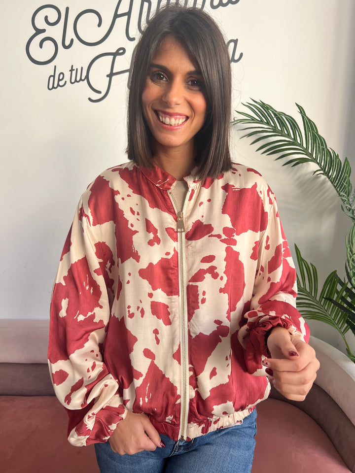 Chaqueta Carolina coral